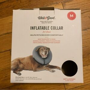 Well & Good Inflatable Dog Collar size Medium